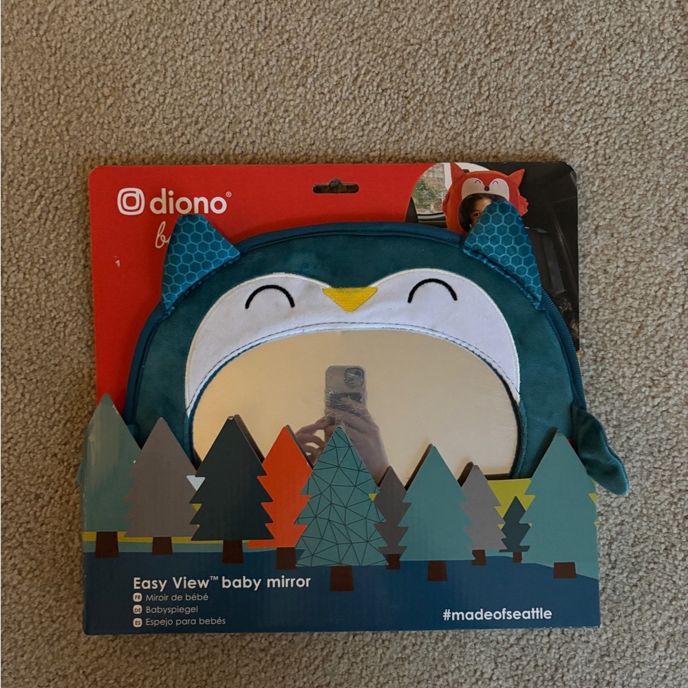 Dino Easy View baby mirror | Baby Mirror | Baby car mirror